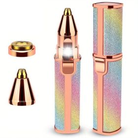 2-in-1 Eyebrow Razor for Women - Painless and Precision Facial Hair Removal with USB Rechargeable Trimmer and Built-in LED Light - Perfect for No 2-in-1 Eyebrow Razor for Women - Painless and Precision Facial Hair Removal with USB Rechargeable Trimmer and Built-in LED Light - Perfect for No